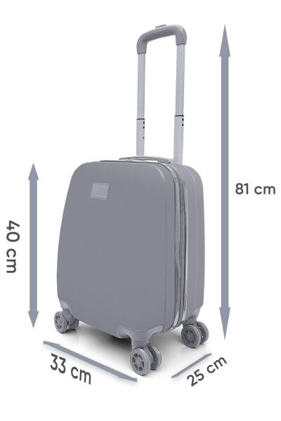 Coral High Renkli Desenli Mini Kabin Boy Valiz (40cm) 16769 - 5