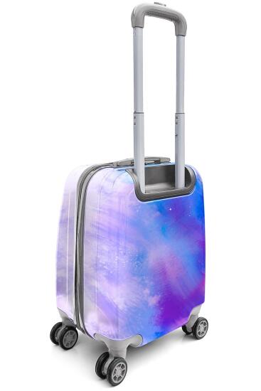 Coral High Renkli Desenli Mini Kabin Boy Valiz (40cm) 16769 - 9