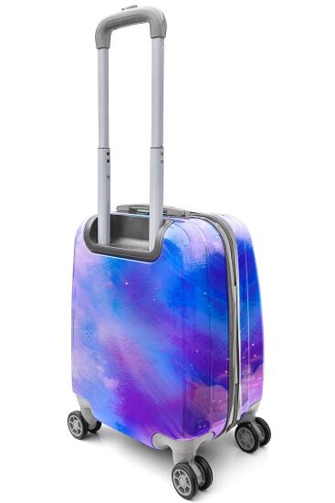 Coral High Renkli Desenli Mini Kabin Boy Valiz (40cm) 16769 - 6