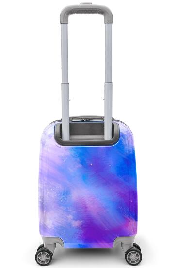 Coral High Renkli Desenli Mini Kabin Boy Valiz (40cm) 16769 - 3