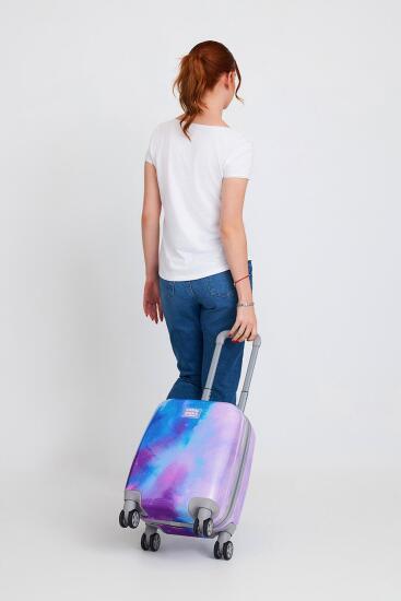 Coral High Renkli Desenli Mini Kabin Boy Valiz (40cm) 16769 - 7