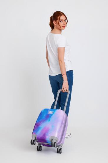 Coral High Renkli Desenli Mini Kabin Boy Valiz (40cm) 16769 - 8