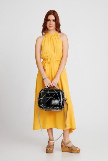 Coral High Renkli Desenli Omuz Askılı PC Makyaj Çantası 16809 - 2