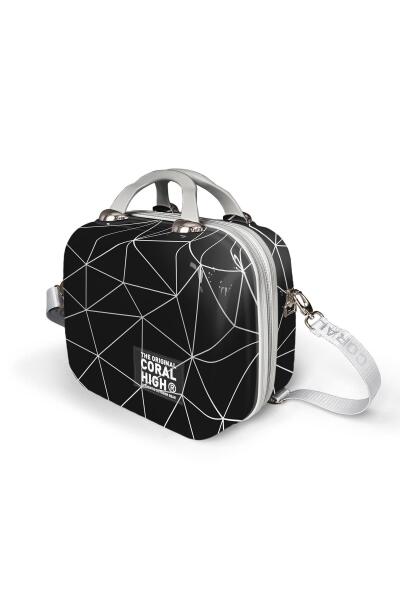 Coral High Renkli Desenli Omuz Askılı PC Makyaj Çantası 16809 - 9