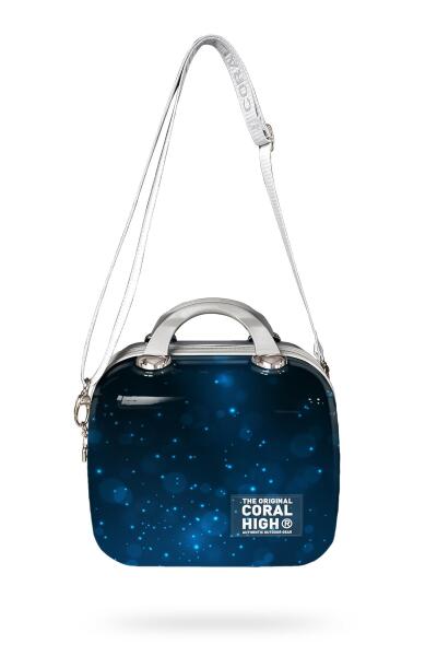 Coral High Renkli Desenli Omuz Askılı PC Makyaj Çantası 16829 - 3