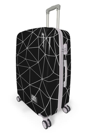 Coral High Renkli Desenli PC Büyük Boy Valiz (70cm) 16808 - 4