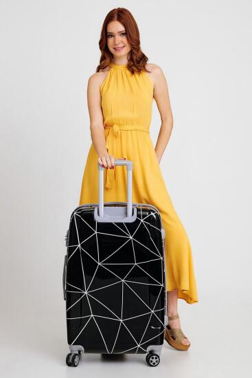 Coral High Renkli Desenli PC Büyük Boy Valiz (70cm) 16808 - 5