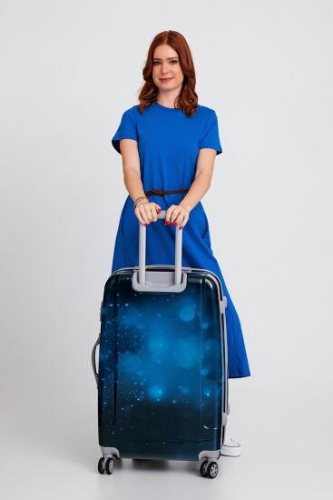 Coral High Renkli Desenli PC Büyük Boy Valiz (70cm) 16828 - 5