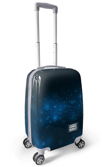 Coral High Renkli Desenli PC Kabin Boy Valiz (50cm) 16826 - 8