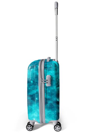 Coral High Renkli Desenli PC Kabin Boy Valiz (50cm) 16831 - 6