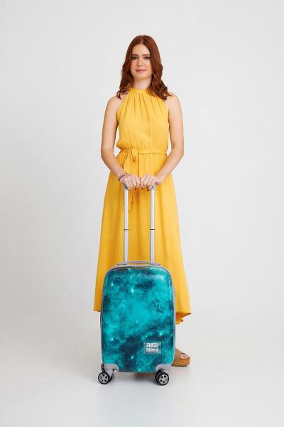 Coral High Renkli Desenli PC Kabin Boy Valiz (50cm) 16831 - 2