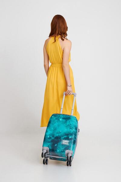 Coral High Renkli Desenli PC Kabin Boy Valiz (50cm) 16831 - 7