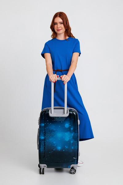 Coral High Renkli Desenli PC Orta Boy Valiz (60cm) 16827 - 5