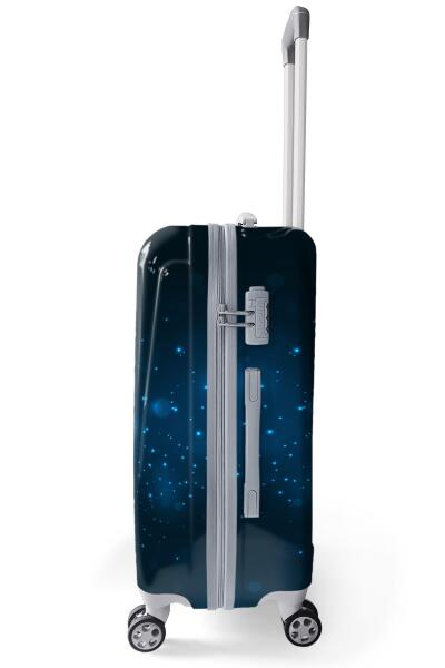 Coral High Renkli Desenli PC Orta Boy Valiz (60cm) 16827 - 6