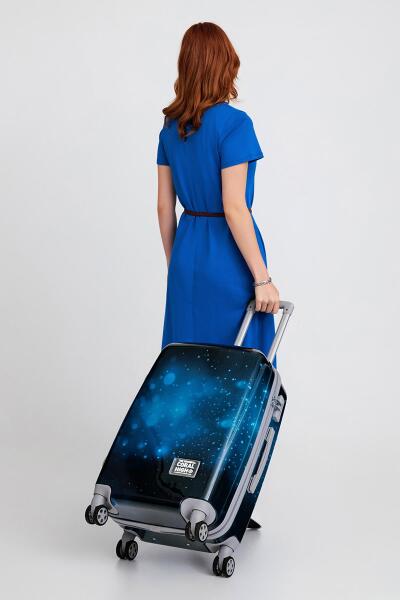 Coral High Renkli Desenli PC Orta Boy Valiz (60cm) 16827 - 7