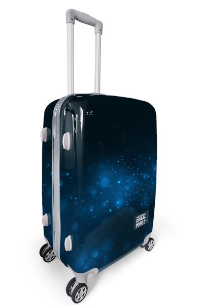 Coral High Renkli Desenli PC Orta Boy Valiz (60cm) 16827 - 8