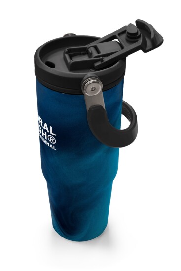 Coral High Renkli Desenli Pipetli ve Direkt İçim Çelik Termos 900 ml 38736 - 3