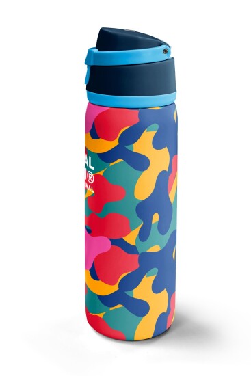 Coral High Renkli Kamuflaj Desenli Pipetli ve Direkt İçim Çelik Termos 800 ml 38510 - 5