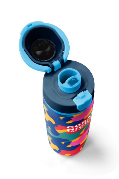 Coral High Renkli Kamuflaj Desenli Pipetli ve Direkt İçim Çelik Termos 800 ml 38510 - 7