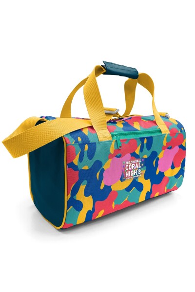 Coral High Renkli Kamuflaj Desenli Spor Çantası 27549 - 1