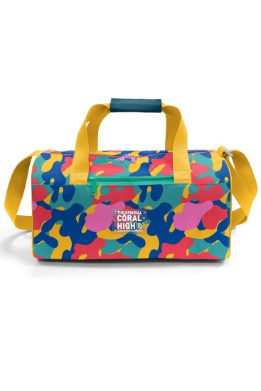 Coral High Renkli Kamuflaj Desenli Spor Çantası 27549 - 2
