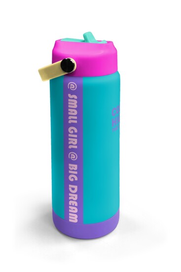 Coral High Renkli Katlanır Ağızlıklı Çelik Termos 650 ml 38347 - 3