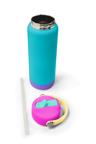 Coral High Renkli Katlanır Ağızlıklı Çelik Termos 650 ml 38347 - 5