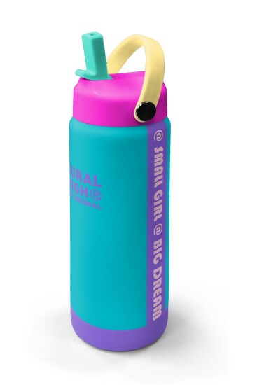 Coral High Renkli Katlanır Ağızlıklı Çelik Termos 650 ml 38347 - 2