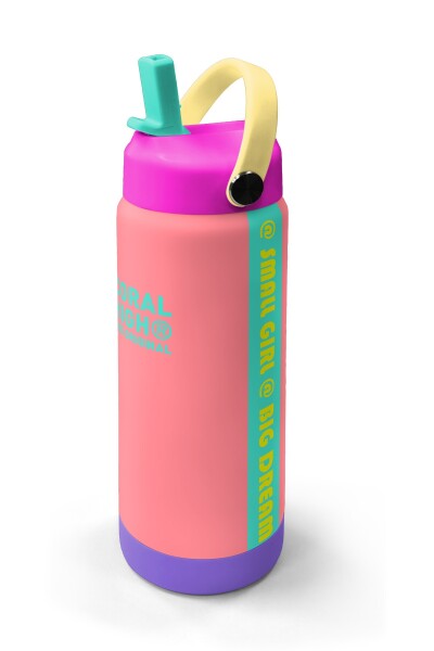 Coral High Renkli Katlanır Ağızlıklı Çelik Termos 650 ml 38348 - 2