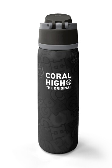 Coral High Renkli Love Desenli Pipetli ve Direkt İçim Çelik Termos 800 ml 38508 - 6