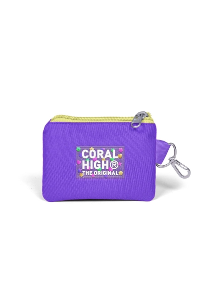 Coral High Renkli Unicorn Desenli Bozuk Para Çantası 21903 - 2