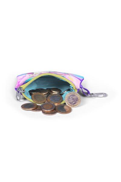 Coral High Renkli Unicorn Desenli Bozuk Para Çantası 21903 - 4