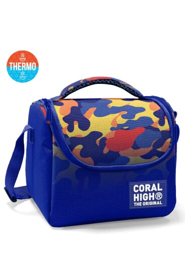 Coral High Saks Kamuflaj Desenli 3’lü Okul Çanta Seti SET0133239 - 3