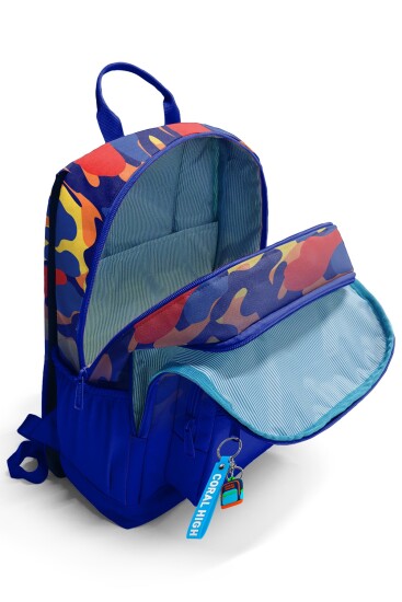 Coral High Saks Kamuflaj Desenli Okul Sırt Çantası 33239 - 3