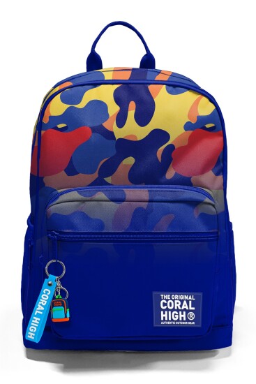 Coral High Saks Kamuflaj Desenli Okul Sırt Çantası 33239 - 6