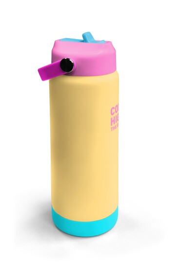 Coral High Sarı Katlanır Ağızlıklı Çelik Termos 650 ml 38398 - 3