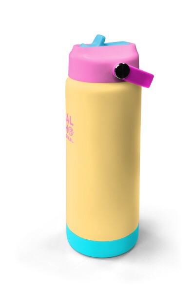 Coral High Sarı Katlanır Ağızlıklı Çelik Termos 650 ml 38398 - 4