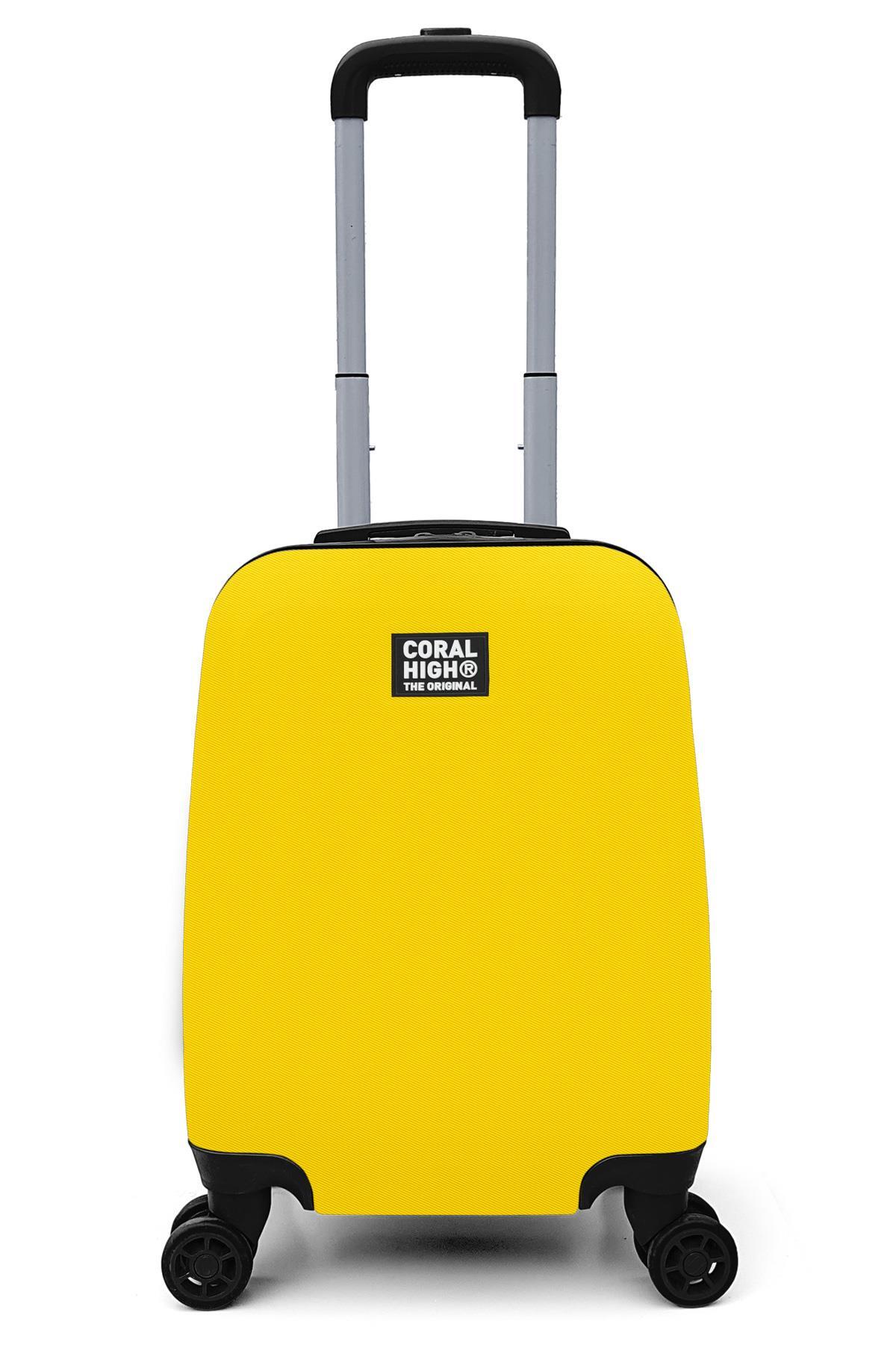Coral High Sarı Mini Kabin Valizi 16513