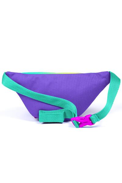 Coral High Kids Lavanta Su Yeşili Unicorn Desenli Bel Çantası 12601 - 2