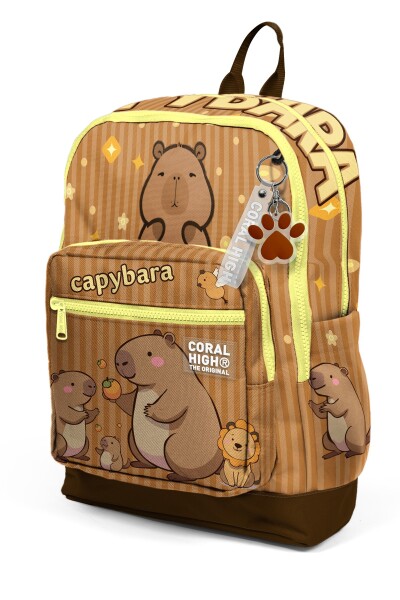 Coral High Kids Kapibara Desenli Okul Sırt Çantası 23783 - 6