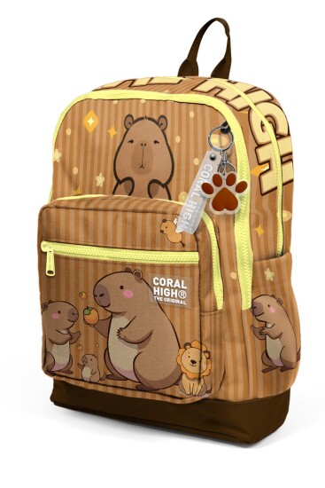 Coral High Kids Kapibara Desenli Okul Sırt Çantası 23783 - 4