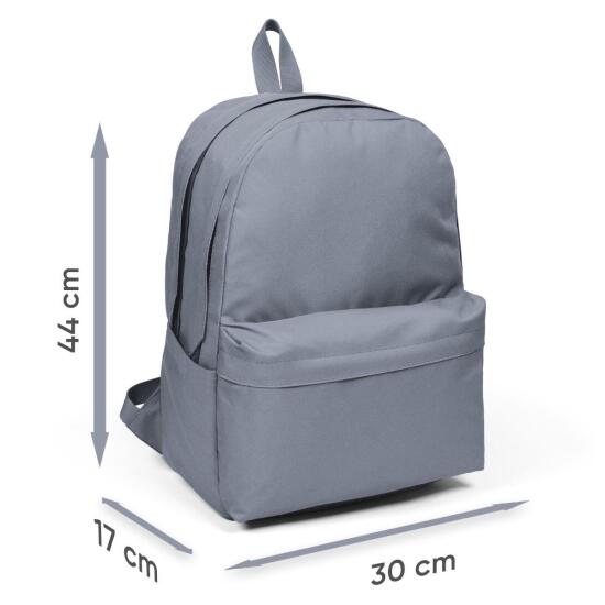 Coral High Pembe Flamingo Desenli Üç Bölmeli USB Şarjlı Kulaklık Çıkışlı Sırt Çantası 23424 - 5