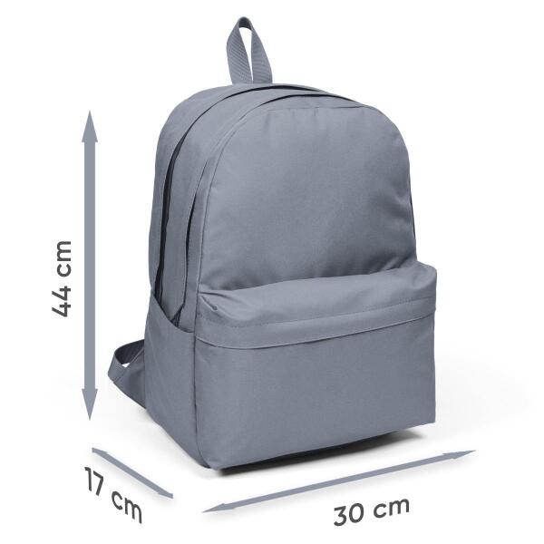 Coral High Pembe Flamingo Desenli Üç Bölmeli USB Şarjlı Kulaklık Çıkışlı Sırt Çantası 23424 - 5