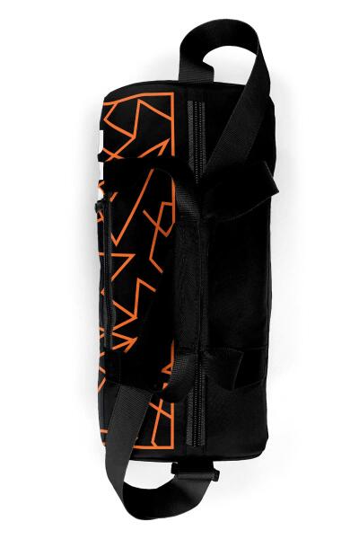 Coral High Siyah Basketbol Desenli Spor Çantası 27536 - 4