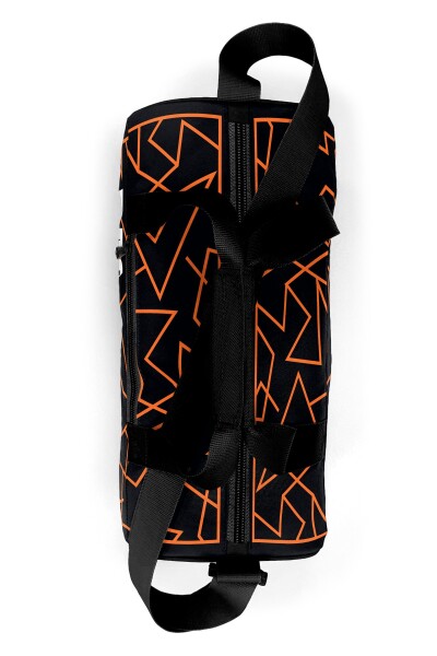 Coral High Siyah Basketbol Desenli Spor Çantası 27536 - 5