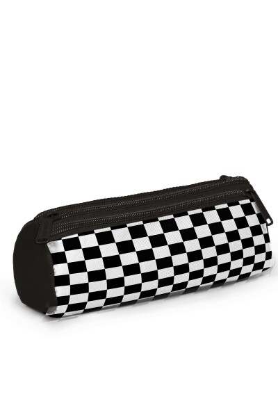 Coral High Siyah Beyaz Dama Desenli 3’lü Okul Çanta Seti SET0123677 - 6