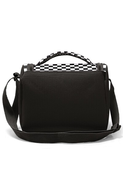 Coral High Siyah Beyaz Dama Desenli 3’lü Okul Çanta Seti SET0123677 - 5