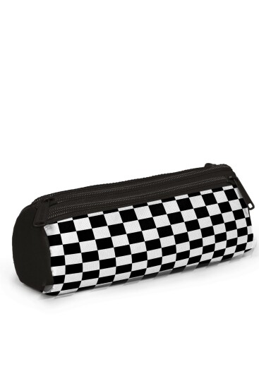 Coral High Siyah Beyaz Dama Desenli 3’lü Okul Çanta Seti SET0123677 - 6