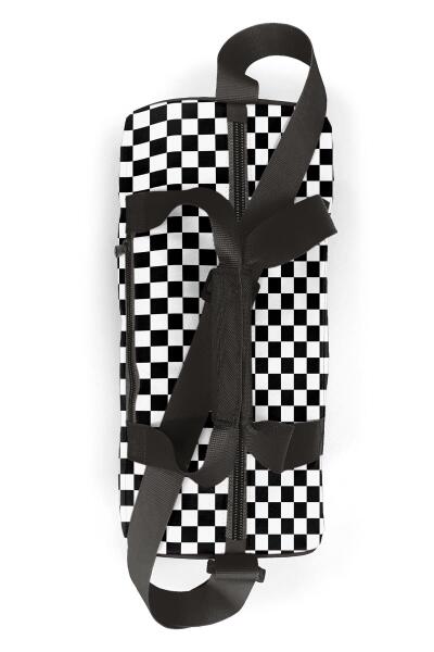 Coral High Siyah Beyaz Dama Desenli Spor Çanta - 4