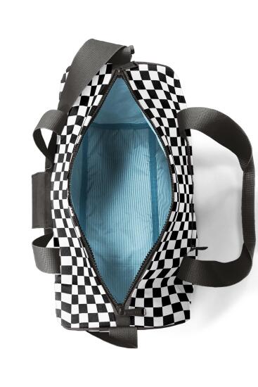 Coral High Siyah Beyaz Dama Desenli Spor Çanta - 6